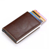Leather Pop-Up RFID Blocking Credit Card Holder