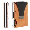 Minimalist Walnut Wood RFID Blocking Card Holder