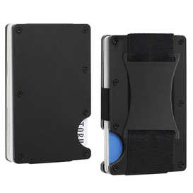 Minimalist RFID Cash Strap Card Holder Wallet