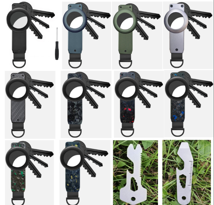 Smart Key Organizer With AirTag GPS Tracker (6)