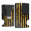 Minimalist American Flag Metal RFID Wallet