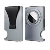 Slim Titanium RFID Wallet with Cash Clip AirTag
