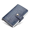 Anti-Theft Crocodile Leather Pop-Up Card Holder