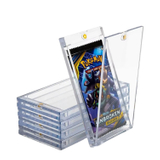 LOPYXBR 25 stuks 35PT magnetische kaarthouder, verzamelkaartenhoezen, magneet, transparant, toploader, magneet, UV-bescherming, beschermhoezen, kaarthoezen voor speelkaarten, sportkaarten