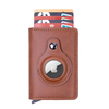 AirTag Carbon Fiber Leather RFID Pop-Up Wallet