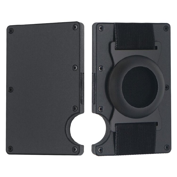 Minimalist RFID Wallet Strap with Smart Tracker (1)