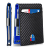 Leather Bifold RFID Slim Money Clip Wallet