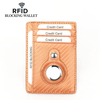 Leather RFID Blocking AirTag Tracking Wallet