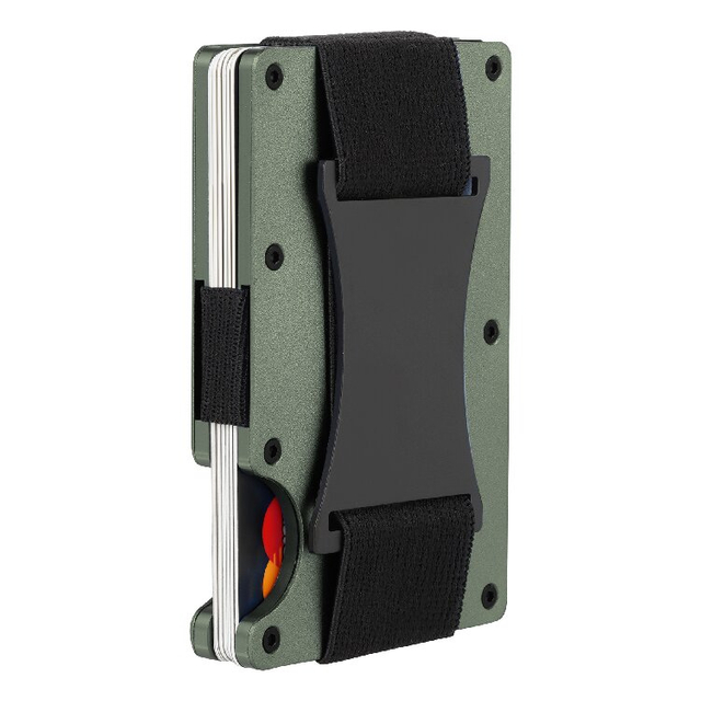 Minimalist RFID Cash Strap Card Holder Wallet