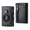 Slim Crazy Horse Leather Wallet with Coin Pocket