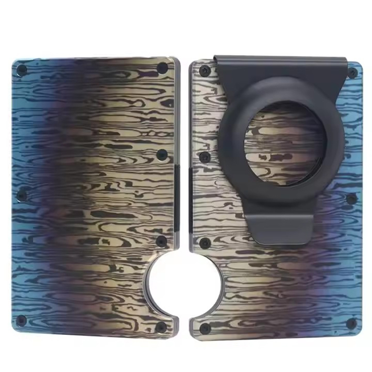 Metal RFID Wallet with AirTag Money Clip