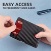 Leather Bifold RFID Slim Money Clip Wallet