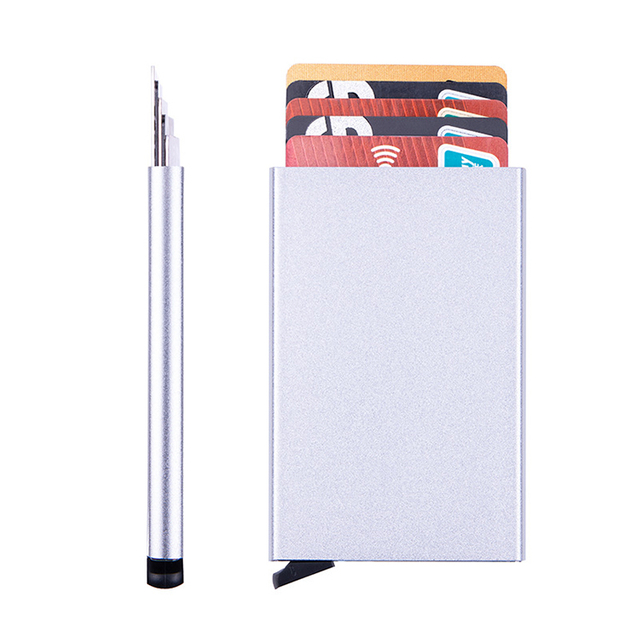 Slim Pop-Up RFID Minimalist Credit Card Holder