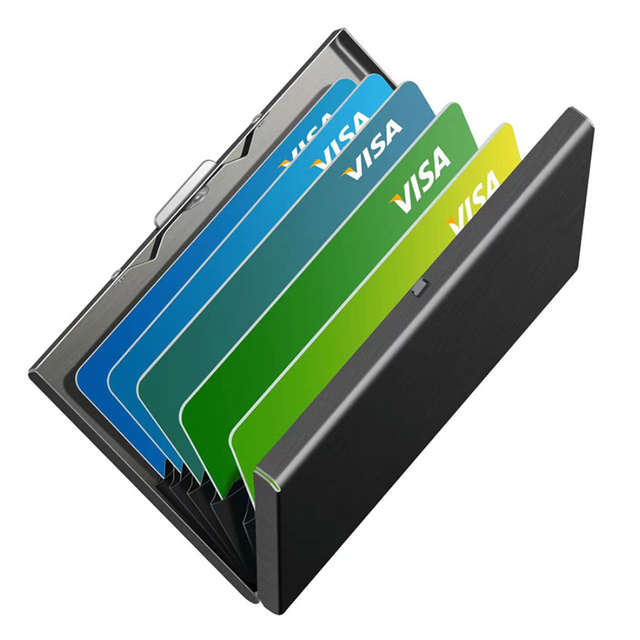 Durable Metal Credit Card Wallet Holder
