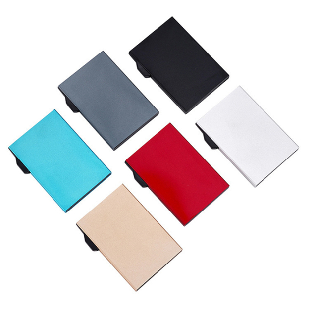 POP-UP Side Button Card Holder Wallet