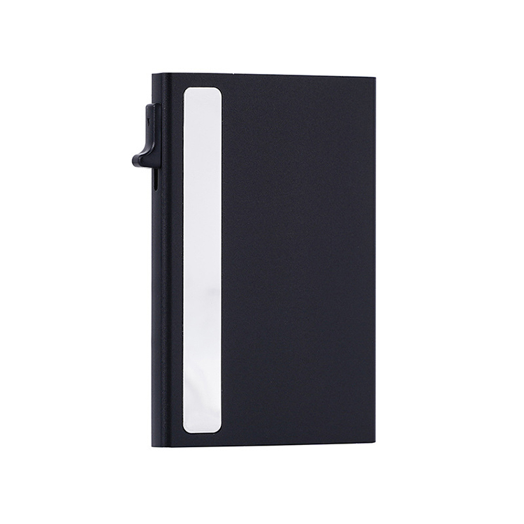 Slim Metal Pop-Up RFID Blocking Card Wallet