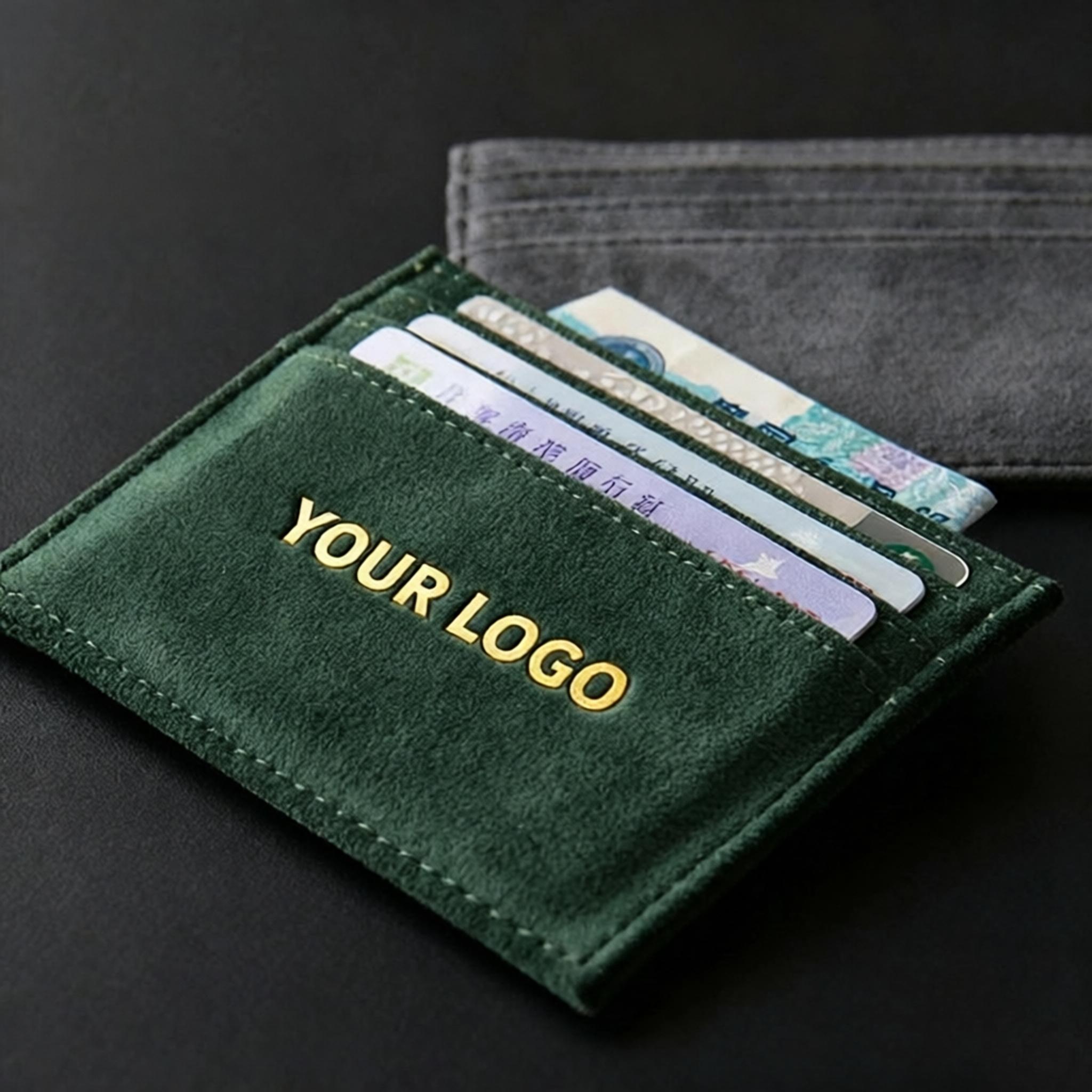 RFID Blocking Slim Credit Card Wallet | PU Leather Minimalis