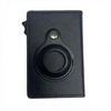 Minimalist Microfiber Leather Card Holder | Anti-Theft Open