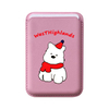PU iPhone Magnetic Card Holder - Cute Cartoon Design with