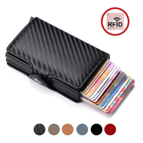 Carbon Fiber RFID Card Wallet | Minimalistick&yacute; kovov&yacute; drž&aacute;k na karty
