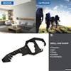 Stainless Steel Multitool Keychain Carabiner Clip - Outdoor