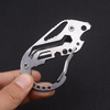 Stainless Steel Multifunction Carabiner Key Holder with