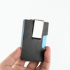 Aluminum Credit Card Holder with Money Clip - Slim Anti-Thef
