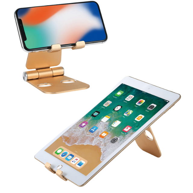 Portable Metal Aluminium Foldable Desktop Tablet Support Smartphone Cradle Mobile Cell Phone Holder Stand for Phones