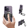 Adjustable Cell Phone Holder for Desk Kickstand 360 Rotation Ring Grip Foldable Cellphone Stand Compatible with All Phones