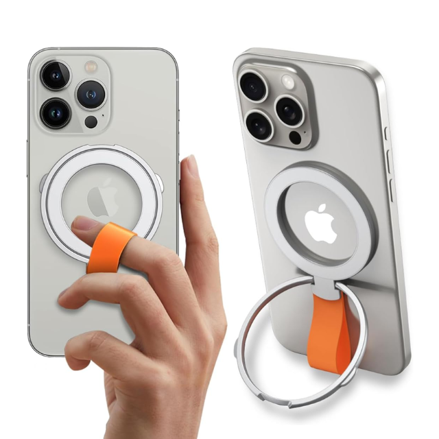 Desk Or On-the-Go? This Ultra-Thin Magnetic Phone Holder Does It All
