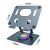 Aluminum Alloy 360 Degree Rotating Folding Notebook Laptop Stand Metal Cooling Bracket