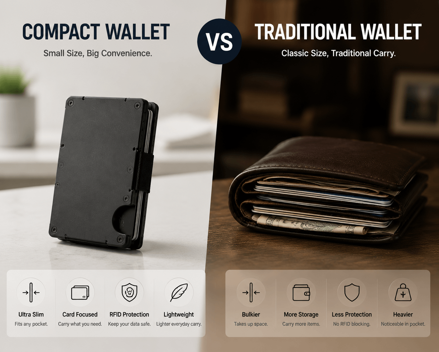 Compact Wallet vs Traditional Wallet: A B2B Buyer's Guide from GSTAR