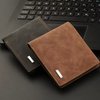 Leather Men's Short Wallet RFID Blocking - Daily