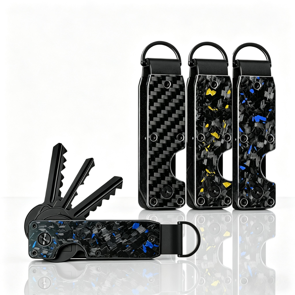 Carbon Fiber Key Organizer 6-Slot - Car Key Holder