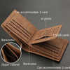 Leather Men's Short Wallet RFID Blocking - Daily