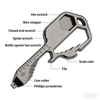 Stainless Steel 10-in-1 Multi Tool Bottle Opener - EDC