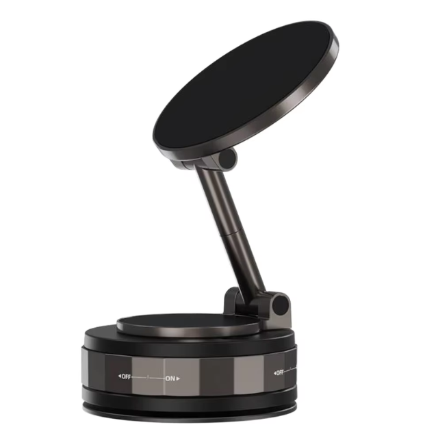 360 Degree Rotating Magnetic Car Mobile Phone Holder Vacuum Suction Cup Easy Access Phone Console Instrument