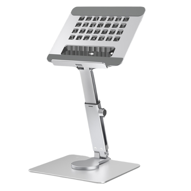 Aluminum Alloy Adjustable Tablet PC Stand 360 Folding Portable MacBook Notebook Bracket Lifting Cooling Holder