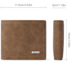 Leather Men's Short Wallet RFID Blocking - Daily