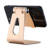 Aluminum Desktop Adjustable Cell Phone Stand, Dock, Holder, Compatible with Apple Samsung And Other Mobile Phones