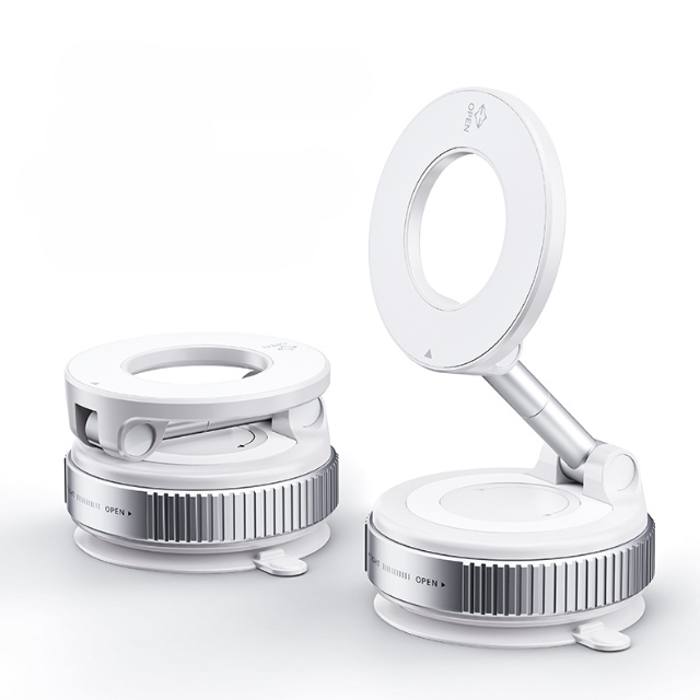 Car Dashboard Magnetic Cell Phone Holder Kitchen & Gym Mirror Vacuum Sucker Adsorption Screen Mobile Phone Stand for Cars