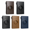 Genuine Leather RFID Smart Wallet | Magnetic Closure Pop-Up
