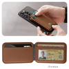 PU Leather Magnetic Phone Wallet Card Holder - Universal