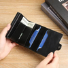 Carbon Fiber Pop-Up Card Holder | RFID Blocking Double