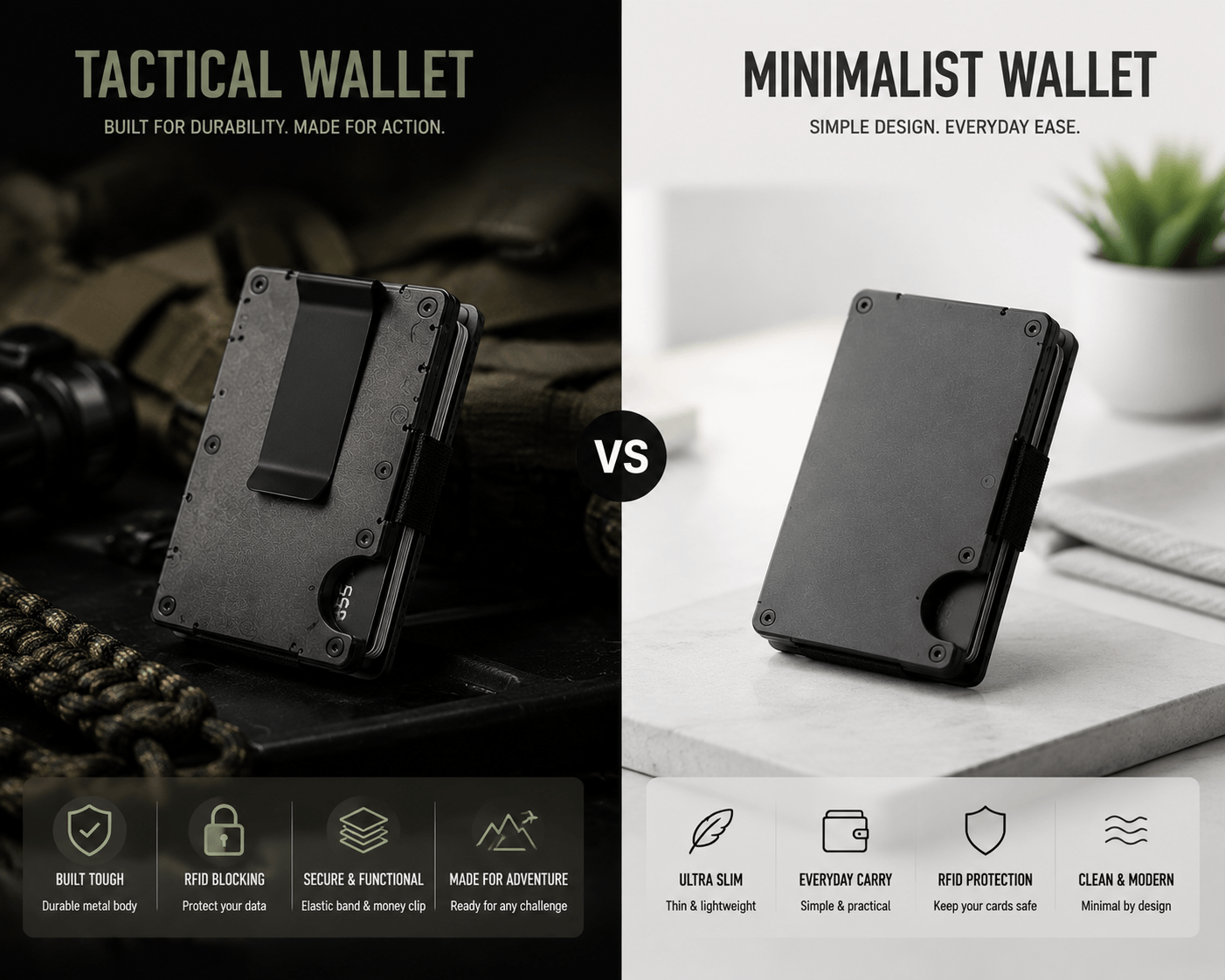 Tactical Wallet vs Minimalist Wallet – OEM Guide for B2B Buyers
