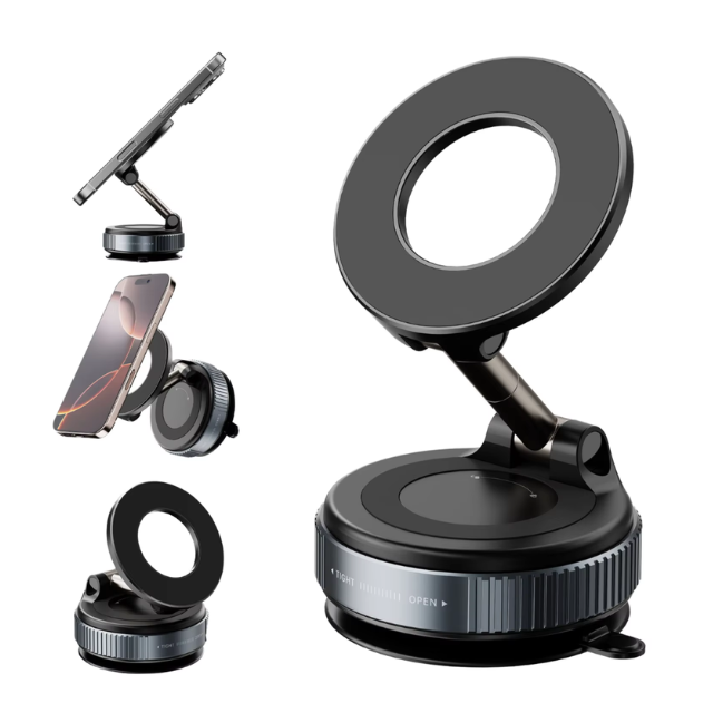 Key Advantages of Dual Vacuum Sucker Magnetic Mount for Car And Household Application
