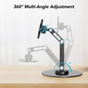 180 Adjustable 360 Rotatable Easy-to-Use Aluminum Alloy Tablet Stand Foldable Magnetic Desk Holder for PC Stands