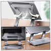 Soporte de Metal giratorio de 360 ​​grados, soporte de escritorio plegable para todos los tel&eacute;fonos, tabletas de hasta 12,9 pulgadas, Compatible con iPad