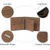 Leather Men's Short Wallet RFID Blocking - Daily