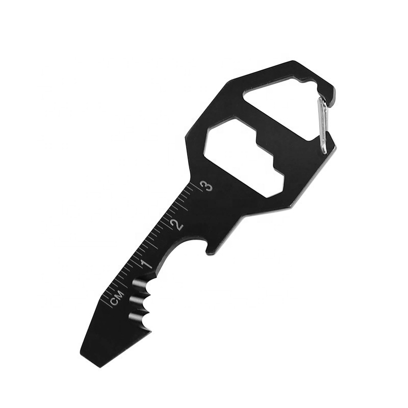 Stainless Steel Multitool Keychain Carabiner Clip - Outdoor